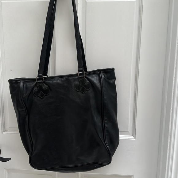 Chrome Hearts large Black Leather travel tote - Picture 3 of 12